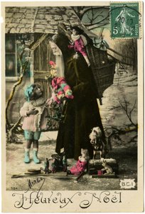Postkarte: Frohe Weihnachten, Mary