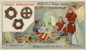 Ursprüngliche Münzen der Gallier von French School
