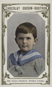 Prinz Humbert, Erbe von Italien von French School
