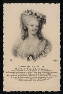 Prinzessin De Lamballe (Lithografie)