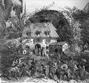 Pyrenäen-Touristen auf Pilgerfahrt nach Lourdes, Hautes Pyrenees (65)