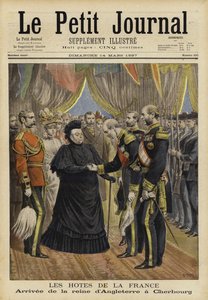 Königin Victoria kommt in Cherbourg an, 1897