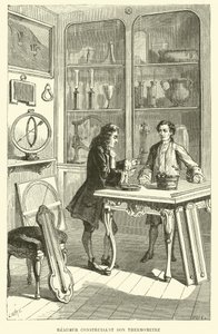 Reaumur konstruiert sein Thermometer von French School