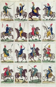 Regionale Einheiten der russischen Kavallerie, ca. 1812-14 von French School
