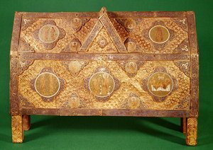Reliquienschrein des Hl. Calminius, Limoges von French School