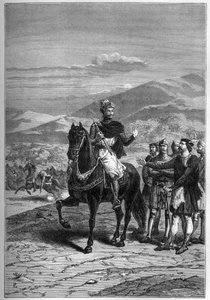 Robert the Bruce vor Bannockburn, 1313, Schottland - Robert I. von Schottland von French School
