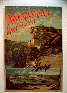 Rocamadour und Montvalent, ca. 1900 von French School