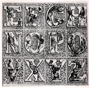 Romantisches Alphabet