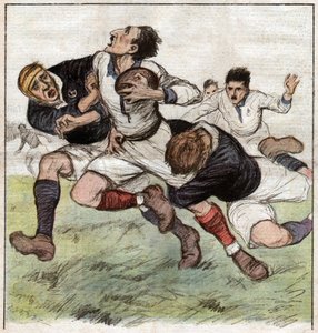 Rugbyspiel von French School