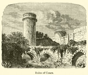 Ruinen von Coucy von French School