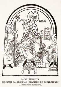 Heiliger Augustinus von French School