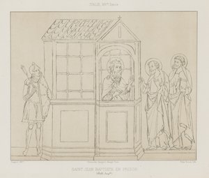 Johannes der Täufer im Gefängnis von French School