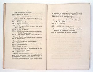Eintrag im Salon des Refuses-Katalog für Whistlers Dame Blanche (Symphony in White No.1: The White Girl) 1863 von French School