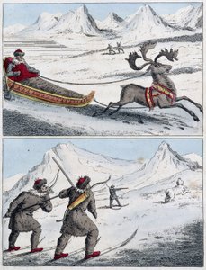 Sami-Jagd und Sami-Schlittenfahren