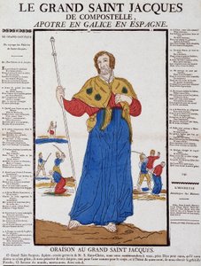 Santiago de Compostela - Bild von Epinal, Ende des 19. Jahrhunderts