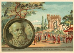 Szene aus Charles Gounods Oper Le Tribut de Zamora