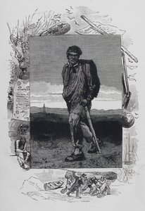 Szene aus Les Miserables von Victor Hugo: Jean Valjean