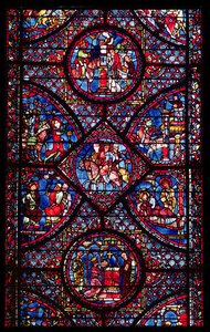 Szenen aus dem Leben Karls des Großen (747-814) aus dem Wandelgang, ca. 1215-25 von French School