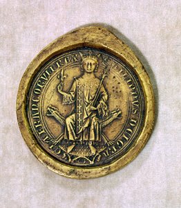 Siegel von Philippe III. (1245-85) der Kühne, 1272