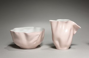 Service Aïda: Schüssel, hergestellt von der Jean Pouyat Fabrik, um 1880 von French School