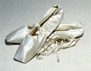 Signierte Ballettschuhe von Maria Taglioni (1804-84) von French School