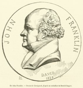 Sir John Franklin (Gravur) von French School