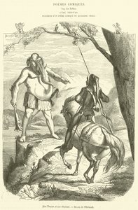 Sire Thopas und Sire Oliphant (Stich) von French School