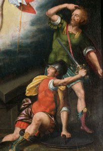 Soldaten während der Auferstehung (Detail)