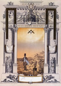 Erinnerung an eine Wanderschaft nach der Lehre, ca. 1860