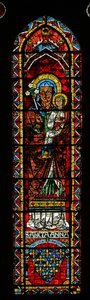 St. Anna mit der Jungfrau; Wappen von Frankreich