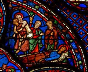 St. Antonius: zu seiner Einsiedelei getragen von French School
