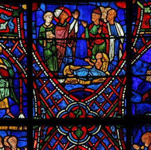 St. Apollinaire: belebt das Kind von Rufus wieder von French School