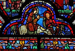 St. Johannes Fenster: Die Flucht nach Ägypten