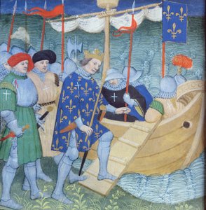 St. Ludwig bricht zu den Kreuzzügen auf