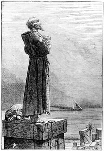 Heiliger Simeon Stylites, spätes 19. Jahrhundert
