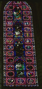 Buntglasfenster von French School