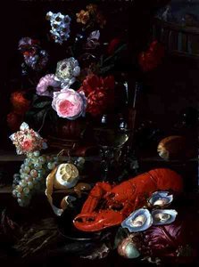 Stillleben mit Hummer, ca. 1700 von French School