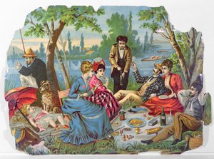 Sommerpicknick am Fluss