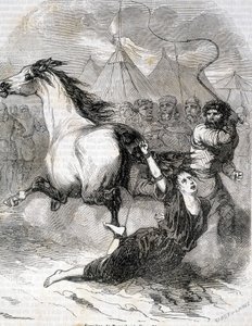 Hinrichtung von Brunehaut (oder Brunehilde) (613) - in „Histoire de France“ von L.-P. Anquetil von French School