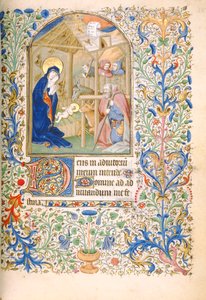 Die Geburt Christi (Gebrauch von Paris) ca. 1460 von French School