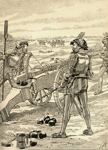 Die Schlacht von Marignano von French School