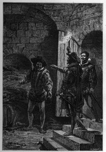 Die Gefangennahme von Guy Fawkes - Verhaftung von Guy Fawkes, englischer Katholik
