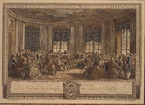 Das Konzert gegeben von der Gräfin von Saint Brisson von French School