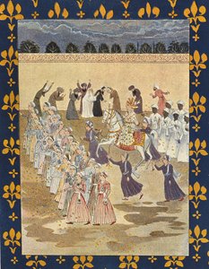 Der Kortege von Aladdin, Illustration für Aladdin, aus Tausendundeine Nacht, 1895 von French School