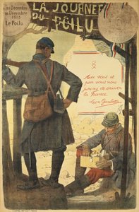 Der Tag des Poilu, 25.-26. Dezember 1915, 1915 von French School