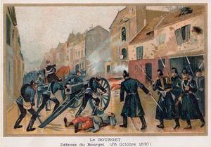 Die Verteidigung von Le Bourget von French School