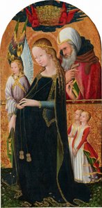Die erwartende Madonna mit dem Heiligen Joseph, ca. 1425/1450 von French School