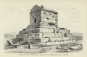 Der Gabre, Perspektivische Ansicht von French School