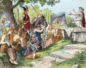 Die Gallier vor der römischen Eroberung. Anonym von French School
