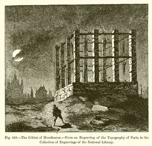 Der Galgen von Montfaucon von French School